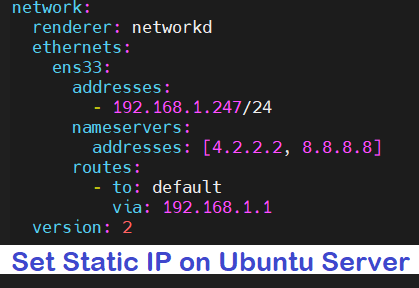 Set-Static-IP-Ubuntu-Server