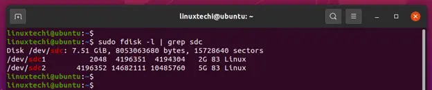 list-partitions-on-disk-fdisk-command-linux