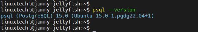 psql-version-check-ubuntu-linux