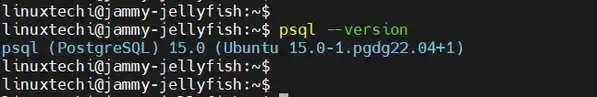 psql-version-check-ubuntu-linux
