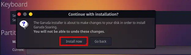 Choose-Install-Begin-Garuda-Linux