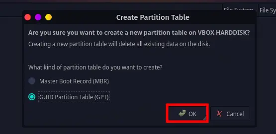 GPT-Partition-Table-Garuda-Linux