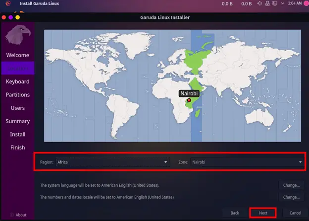 Select-Geographical-Location-During-Garuda-Linux