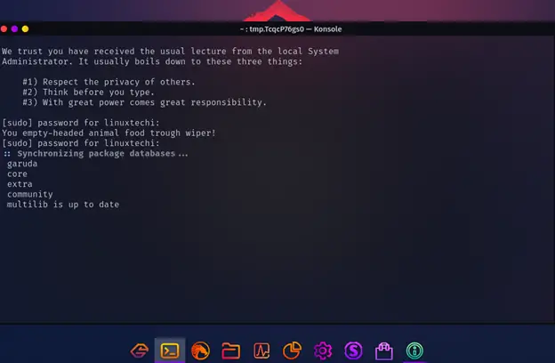 Update-Packages-Terminal-Garuda-Linux