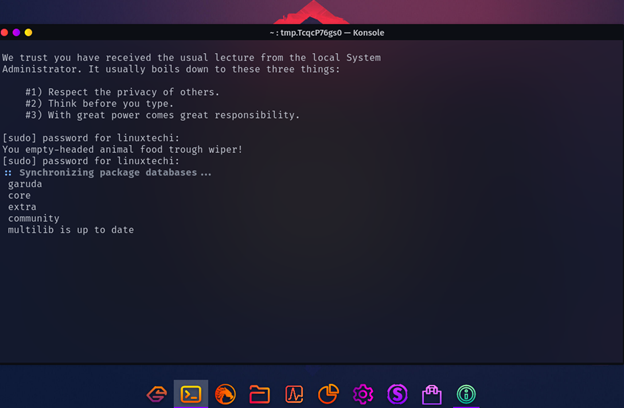 Update-Packages-Terminal-Garuda-Linux