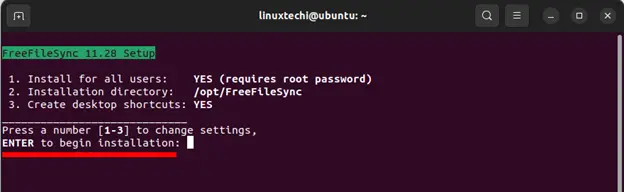 Press-enter-to-Proceed-FreeFilesync-Ubuntu-Linux
