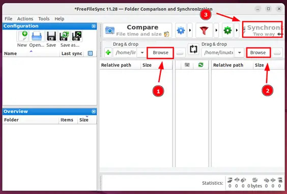 Synchronize-Folders-using-FreefileSync-Ubuntu-Linux