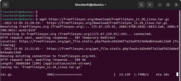 Wget-Command-Download-freefilesync-ubuntu