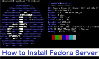 Install-Fedora-Server
