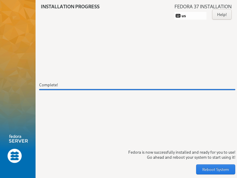 Reboot-Fedora-Server-After-Successful-Installation