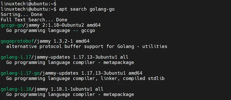Apt-Search-Golang-go-Ubuntu