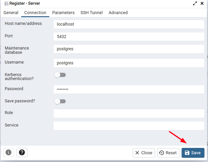 Connection-Details-PostgreSQL-Pgadmin4-GUI