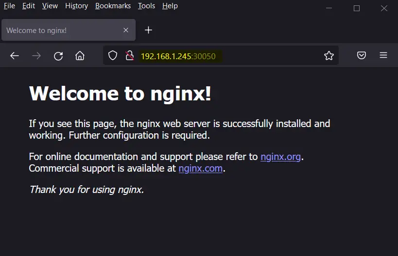 Nginx-Default-Page-Kubespray-Demo-Application