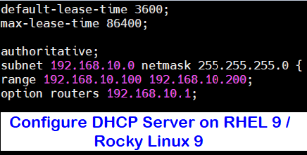 Configure-DHCP-Server-RHEL-RockyLinux