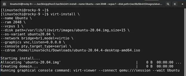 Virt-Install-command-RockyLinux-AlmaLinux