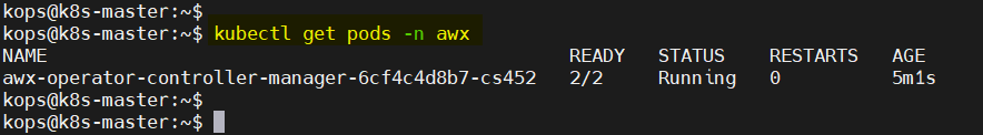 awx-operator-pod-status-kubectl