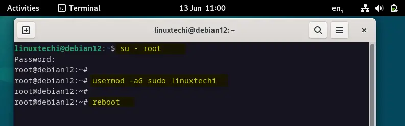Assign-Sudo-Right-LocalUser-Debian12