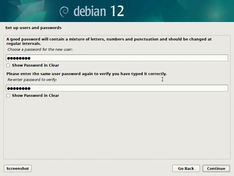 Password-for-new-user-debain12-installation
