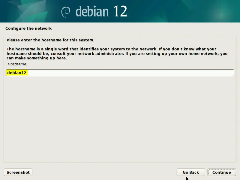 Set-Hostname-Debian12-Installation