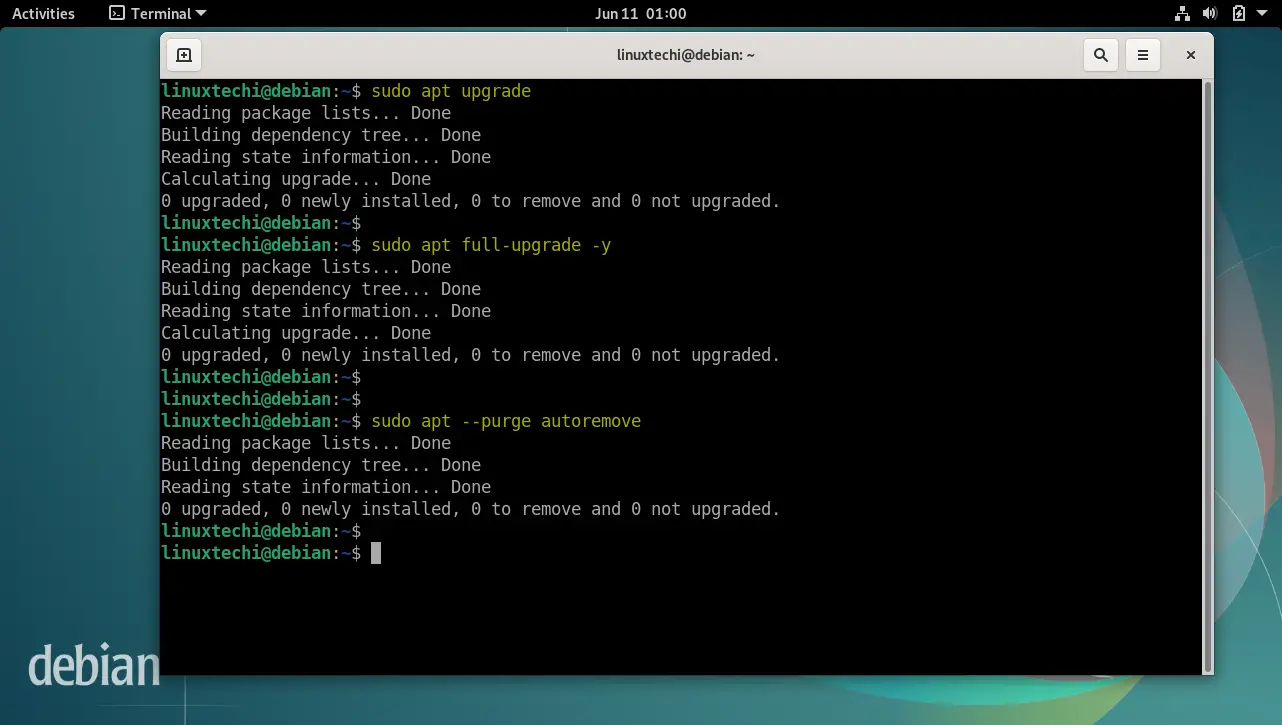 Sudo-Apt-Upgrade-Debian-Cli