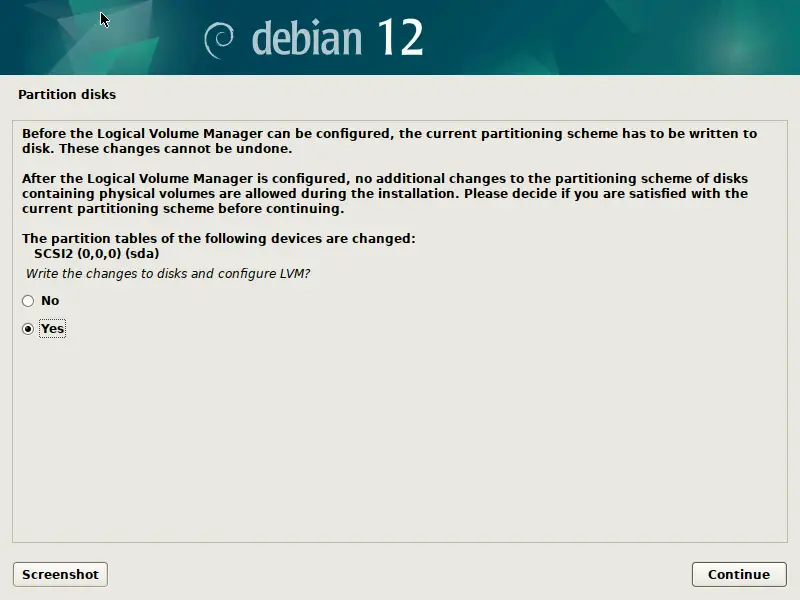 Write-Changes-Disk-Debian12-Installation