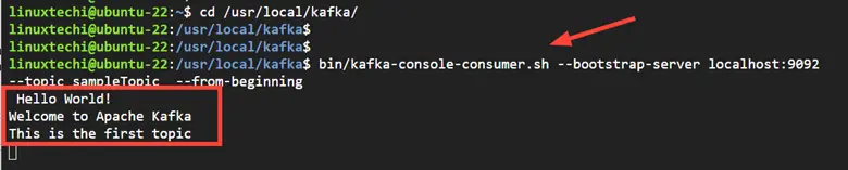 Kafka-Consumer-Command-Ubuntu