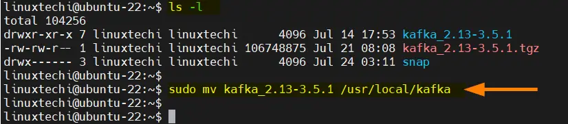 Move-Kafka-Binary-user-local-ubuntu