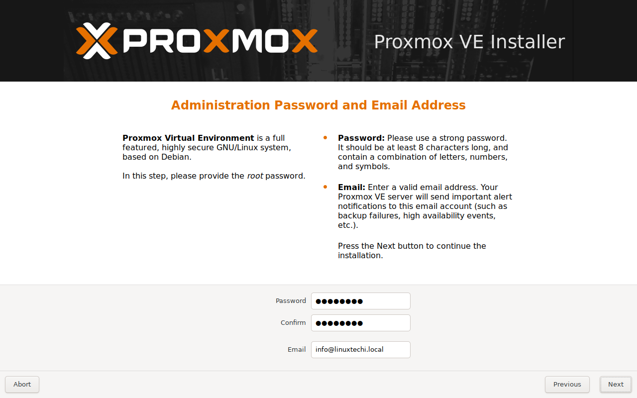 Admin-Password-Email-Address-Proxmox-Installer