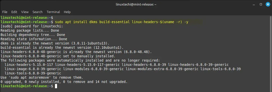 Install VirtualBox Dependencies On Linux Mint 22
