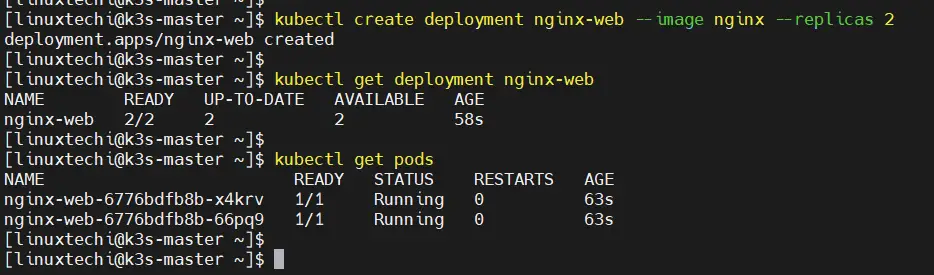 Nginx-Sample-Deployment-K3s-Master-Node