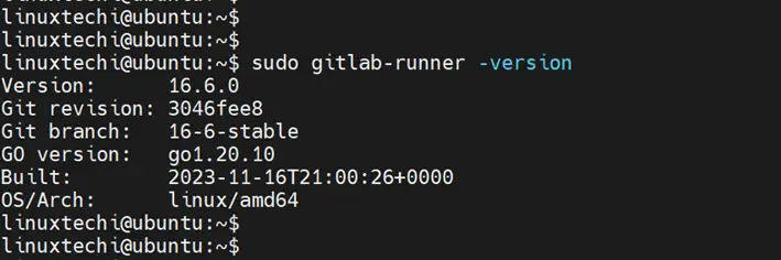Check-Gitlab-Runner-Version-Ubuntu