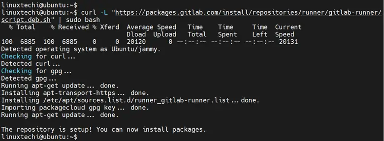 Download-Gitlab-Runner-Script-Ubuntu