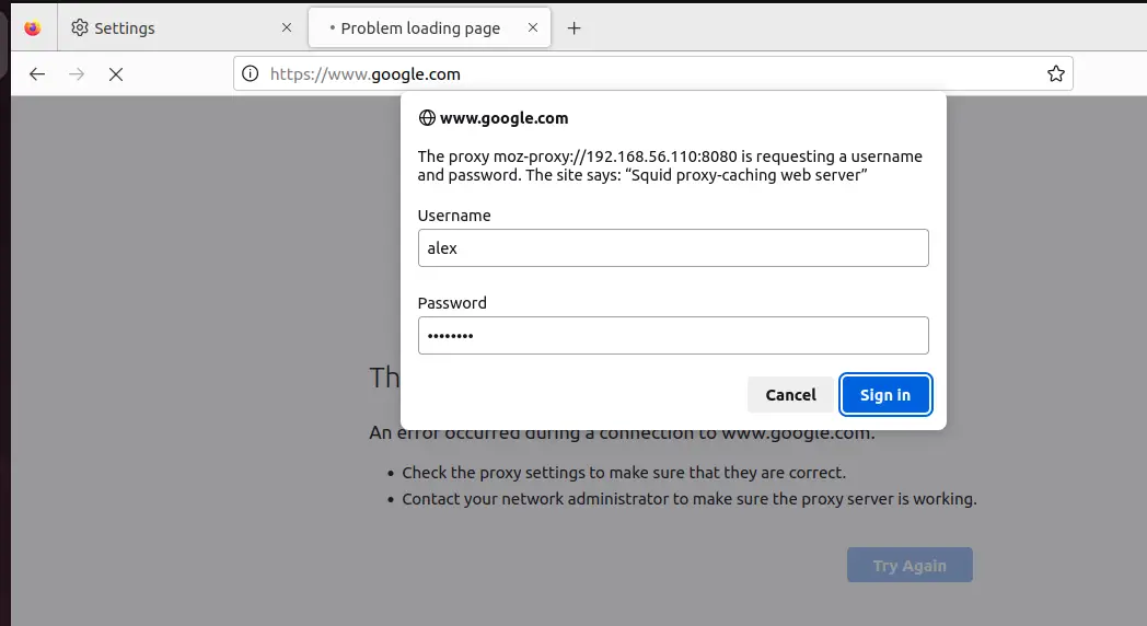 Proxy-UserName-Password-Firefox-Ubuntu-Linux