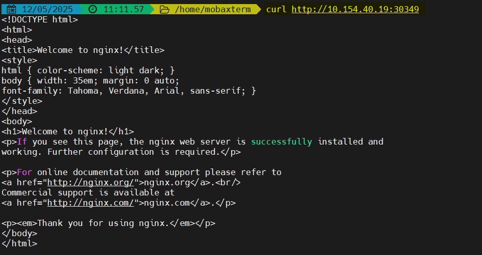 Access Nginx Deployed on K3s Kubernetes Ubuntu 24.04