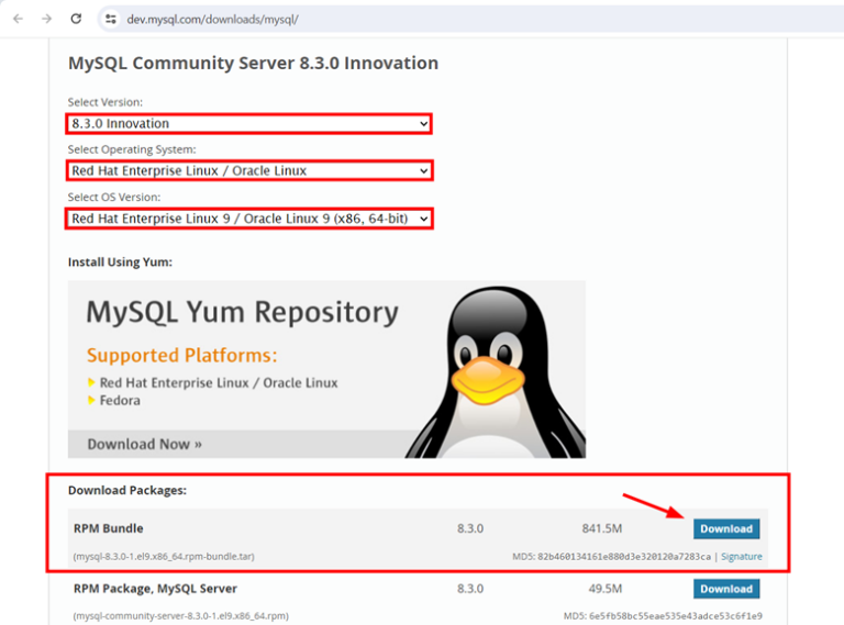 Install Mysql On Rhel