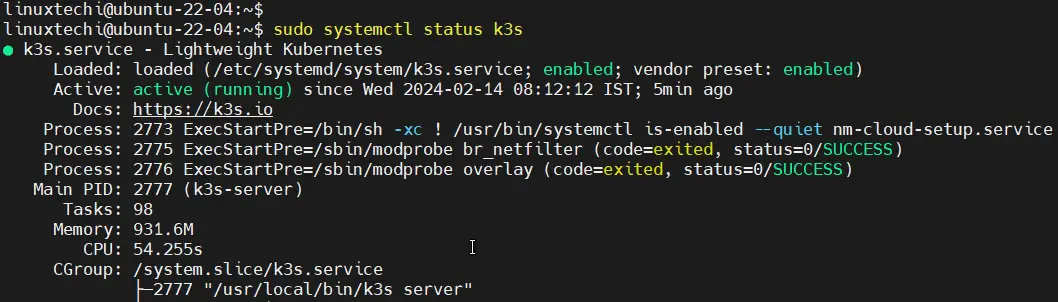 K3s-Service-Status-on-Ubuntu-22-04
