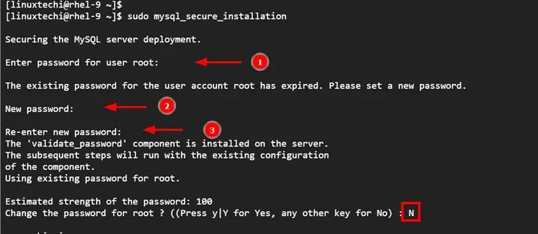 MySQL-Secure-Installation-Command-RHEL9