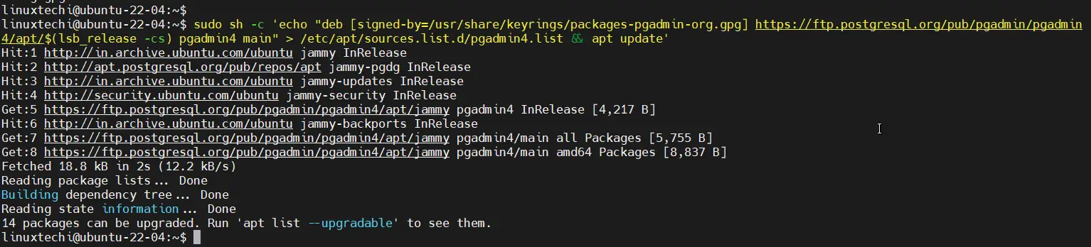 Pgadmin-APT-Repository-Ubuntu-22-04