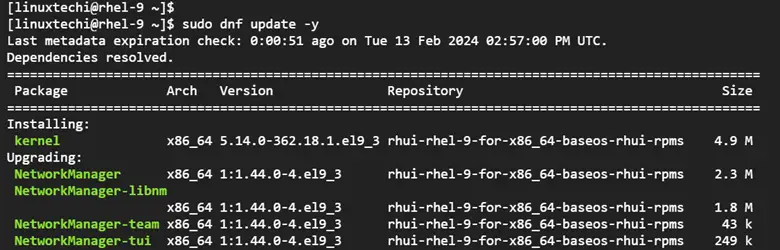 Update-RHEL9-System-DNF-Command