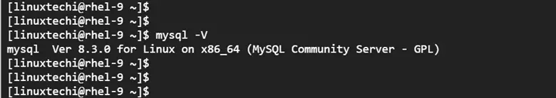 Verify-MySQL-Server-Version-RHEL9