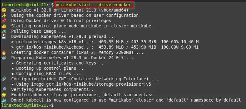 Start-Minikube-Cluster-LinuxMint21