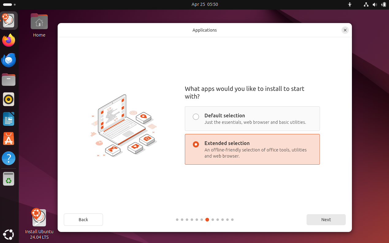 Extended-Selection-App-Ubuntu-22-04-Installation
