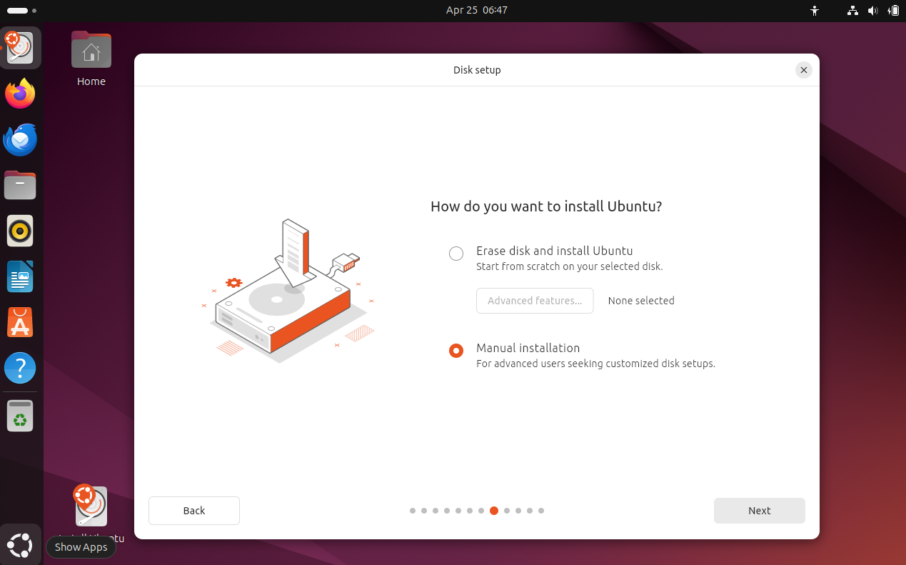 Manual-Disk-Partitioning-Ubuntu-24-04-Installation