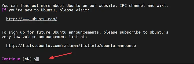 Press-Y-Continue-Ubuntu-Upgrade