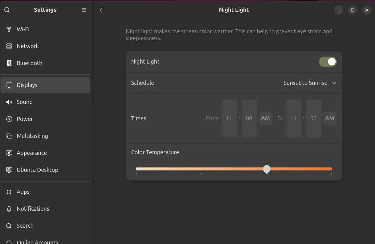 Enable-Night-Light-Mode-Ubuntu-24-04