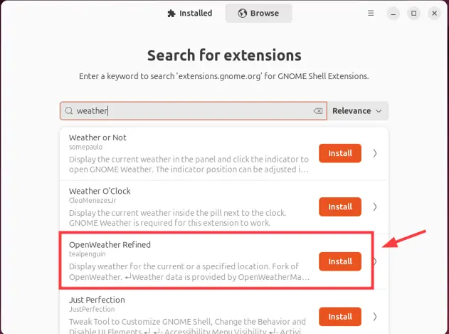 Install-OpenWeather-Extension-Ubuntu-Desktop