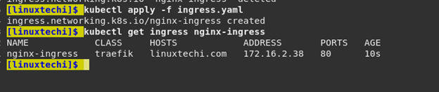 Create And Apply Ingress On Kubernetes