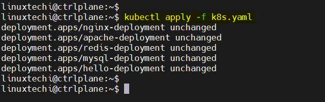 Kubectl Apply Command