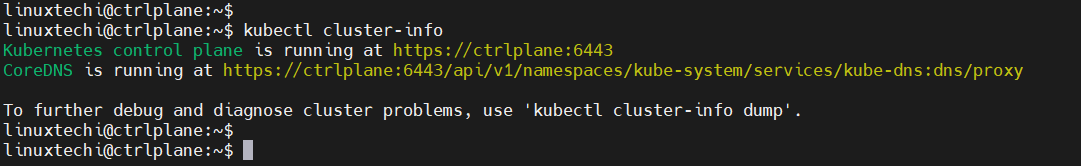 Kubectl Cluster Info Command